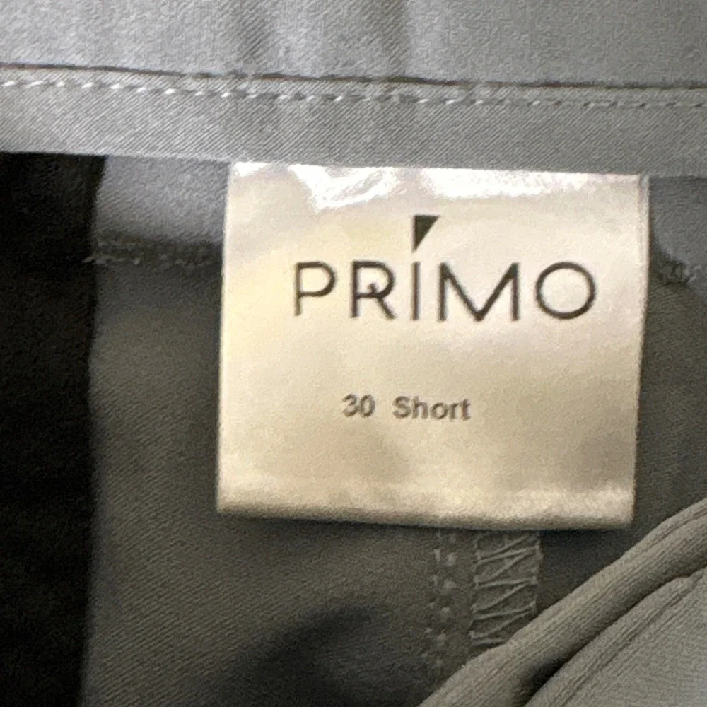 Primo Golf Mens Jogger Pants Gray 30 Short Zipper Ankle Cuffs Performance AR483